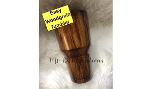 Woodgrain Tumbler [upl. by Eiroc980]