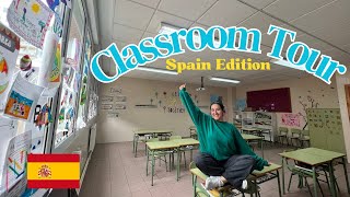 Spanish Classroom Tour✨🍎 Language Assistant in Spain 🇪🇸 [upl. by Kaete]