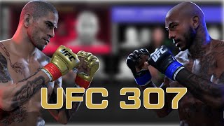 UFC 307 Pereira vs Rountree  Simulación ESTELAR [upl. by Lunsford]