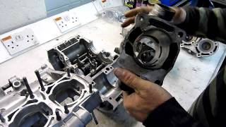 YFZ BANSHEE 350 YPVS ENGINE STRIP DOWN PART 4 [upl. by Vandyke]