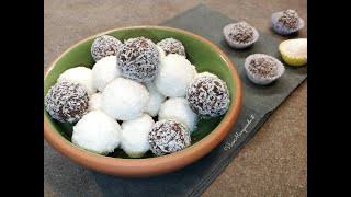 Palline cocco e ricotta dolci pronti in 10 minuti [upl. by Aicad]