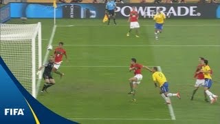 Portugal v Brazil  2010 FIFA World Cup  Match Highlights [upl. by Rraval]