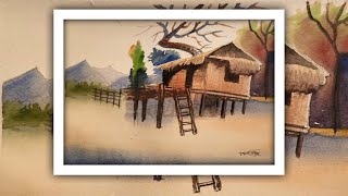 I Spent 15 Days Mastering Watercolour Landscape Painting [upl. by Aihcsrop]