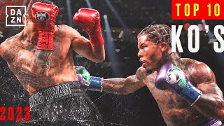 Did Gervonta Davis Or Anthony Joshua Deliver The KO Of 2023  DAZNs Top 10 Knockouts [upl. by Elok]