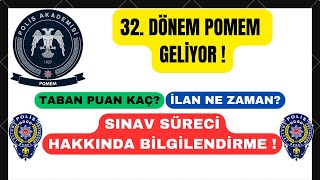 32 DÖNEM POMEM ALIMLARI GELİYOR   POLİS ALIMI 2024 [upl. by Raine146]