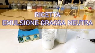 Ricetta Emulsione Grassa Neutra Pulitura Dorature [upl. by Nosyd985]