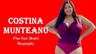 Costina Munteanu Facts amp Wiki  Body Measurements Lifestyle Net Worth  Romanian Plus Size Model [upl. by Yseult]