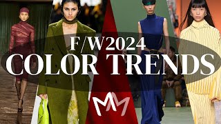 Fashion Color trends report for Fall 2024 and Winter 2025 [upl. by Faith]