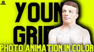 Young Griffo in Color  Photo Animation  Boxing [upl. by Jahdai]