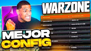 La MEJOR CONFIGURACION para WARZONE  FPS [upl. by Dor]