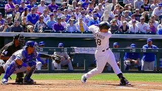 CHCCOL Rockies score seven runs in the 1st inning [upl. by Henrik122]