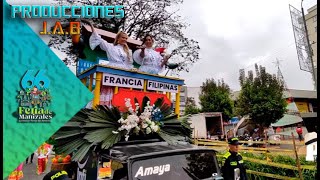 Feria de Manizales 2023  Desfile de Bienvenida  Candidatas al Reinado Internacional del Café V51 [upl. by Ovatsug]