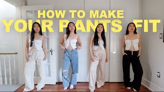 Hem Your Pants like a PRO with no sewing machine 4 easy ways [upl. by Jesh]