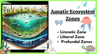 Fresh Water lakes  Aquatic ecosystem  Littoral zone limnetic zone profundal zone  Ocean Zones [upl. by Nerac583]