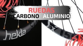 RUEDAS de CARBONO 🆚 RUEDAS de ALUMINIO  Ciclismo y MTB [upl. by Nnav]