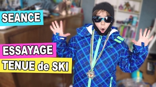 VLOG  SHOPPING SKI  Séance ESSAYAGE tenue de ski pour Fantin  VACANCES dHiver😀❄❄ [upl. by Irv]