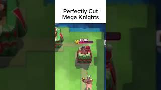 Perfectly Cut Mega Knights clashroyale clashroyaleshorts clashroyalememes shorts supercell CR [upl. by Mellette]