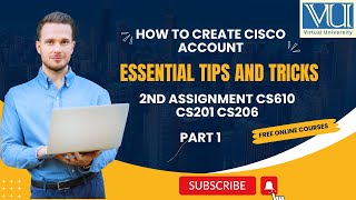 How to create Cisco netacad Account complete cs610  cs201  cs206 Assignment 2 Solution Fall2023 [upl. by Aitnwahs]