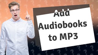 How do I put audiobooks on my MP3 [upl. by Helbonnah934]