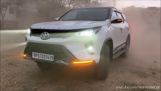 Toyota Fortuner Legender Σ4 AT 2023 ₹465 lakh  Reallife review [upl. by Oiraved]