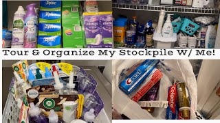 NEW STOCKPILE TOUR 2024NONFOOD ESSENTIALS STOCKUP PANTRY PRODUCTIVE MOTIVATION ORGANIZE WITH ME [upl. by Jovitta]