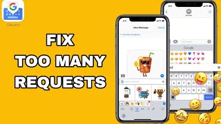 How To Fix And Solve Too Many Requests On Gboard  The Google Keyboard App  Easy Fix [upl. by Ydollem193]