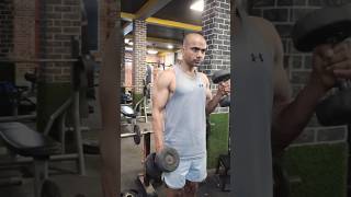 bicepsworkout minivlog gymworkout motivational video motivatiogym shorts srinivaskumarshree [upl. by Nole475]