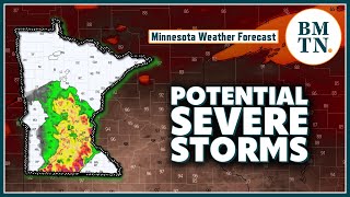 Monitoring potential for significant damaging winds in Minnesota [upl. by Bradlee167]