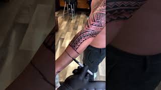 Polynesian tattoo sleeve [upl. by Urbani363]