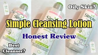 Simple Cleanisng Lotion  Honest Review  Cleansing Lotion  Life with Me [upl. by Warfore]