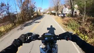 2022 Husqvarna FE501S￼ Guilford Vermont back road ride￼ [upl. by Siramed864]