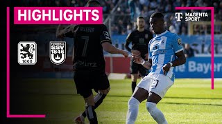 TSV 1860 München  SSV Ulm 1846  Highlights 3 Liga  MAGENTA SPORT [upl. by Alarice143]