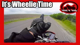 Finally Found A Wheelie Spot  Triumph Speed Triple 1050 [upl. by Dawna472]