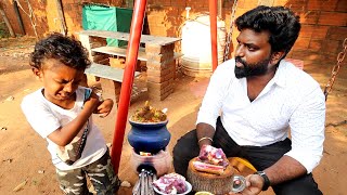 Made Isaac Cry 😪 Miniature Mutton Briyani Cooking [upl. by Adleme]