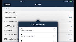 ForeFlight HowTo Filing ICAO Flight Plans [upl. by Melloney]