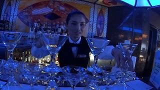 Martini Tasting On Carnival Cruise Ship [upl. by Enehs]