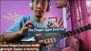 Try this ✅ Finger Gym Exercise ✔️ Intermediate Level  Subu Bro Guitar lesson [upl. by Ankney]