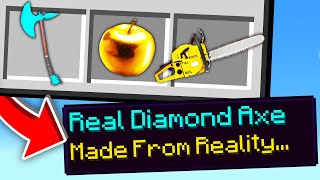 Minecraft But Theres Realistic Items [upl. by Stickney170]