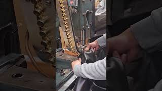 Installing Brass Grommets On your Cover contractsewing grommet grommetmachine sewingequipment [upl. by Nainatrad]