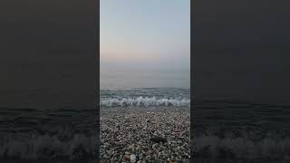 Relaxing Beach Sounds Wind and Smily sun on Sand with Soothing Wave Sounds [upl. by Ymmaj493]