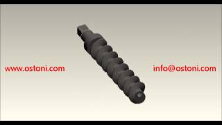 La Parmigiana  D80 pasta extruder  Screw 11010001 [upl. by Eelanej]