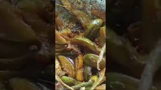 Vangyachi bhaji🍆🍆🍆🍆🍆🌿वांग्याचे फाय Indian food [upl. by Adnam586]