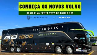 EXCLUSIVO Marcopolo G8 1000 e nova frota VOLVO da Viação Garcia e Brasil Sul  Review completo [upl. by Boeschen]