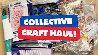 New Scrapbooking amp Paper Crafts Haul See My Latest Finds [upl. by Ayotna]