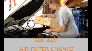 SLK 350 Air Filter Change [upl. by Cilla586]