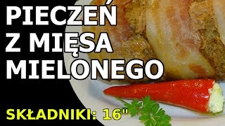 Pieczeń z mięsa mielonego z wątróbką [upl. by Margery]