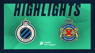 Club Brugge  WaaslandBeveren hoogtepunten [upl. by Kisor]