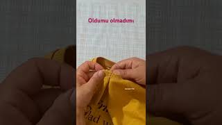 Geniş yaka nasıl daraltılır pratikyöntemler dikişteknikleri [upl. by Ollecram529]