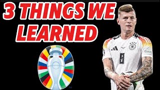 Germany DEMOLISH Scotland 51  3 Things We Learned Musiala Havertz Kroos [upl. by Studdard]