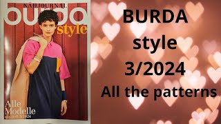 Burda 32024 full review NEW Burda Style All the patterns burdastyle sewingmagazine newburda [upl. by Fry155]